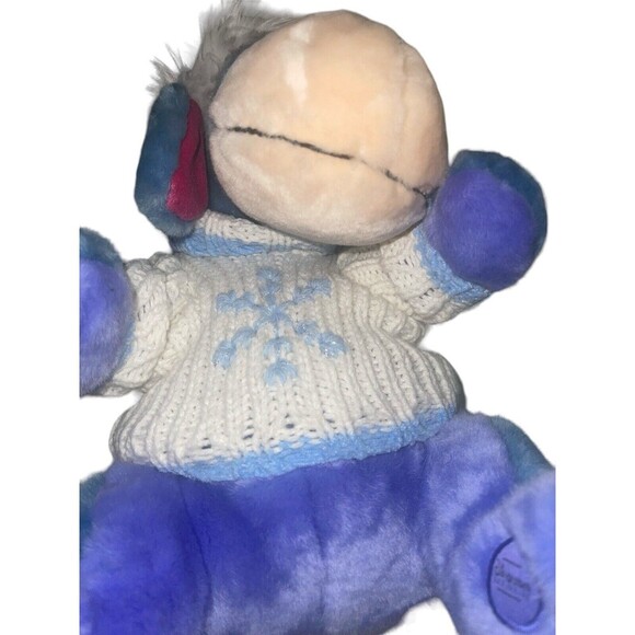 Disney Store Eeyore Snowflake Sweater Winter Holiday Christmas Plush Stuffed Toy - Picture 9 of 16